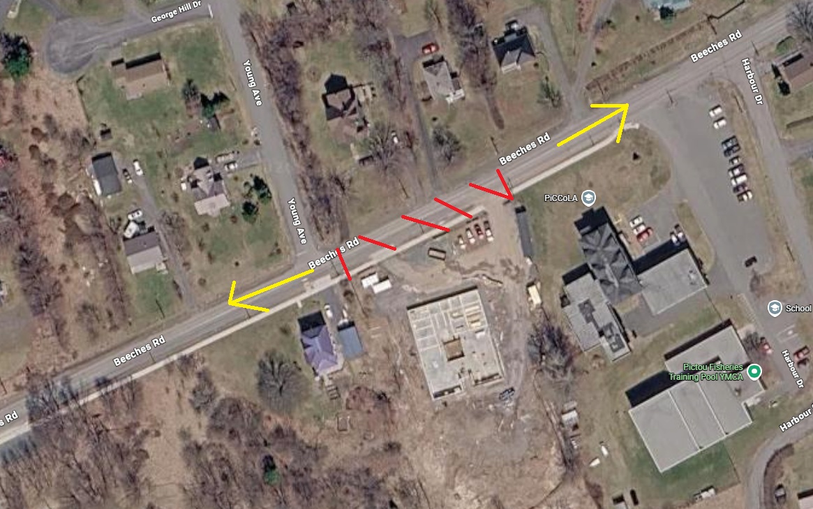 Pictou Beeches Rd Closure plan 2