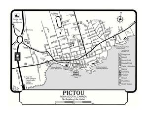 Map of Pictou Nova Scotia